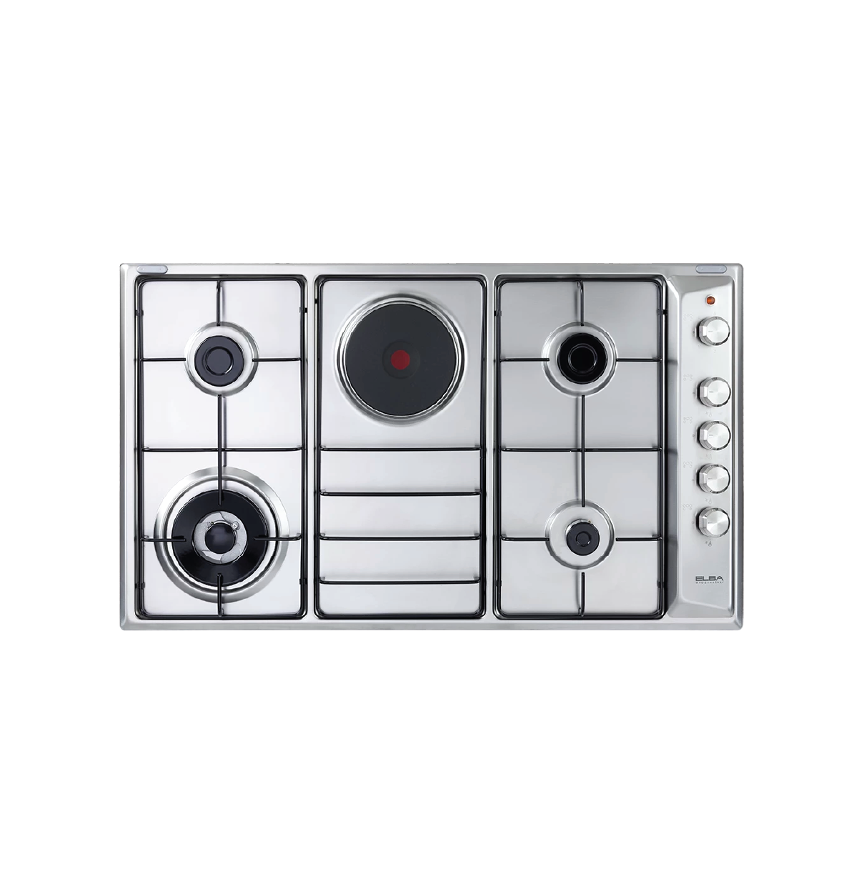 ELBA EN90 410XD 90cm Built-in Gas & Electric Hob - Stainless Steel
