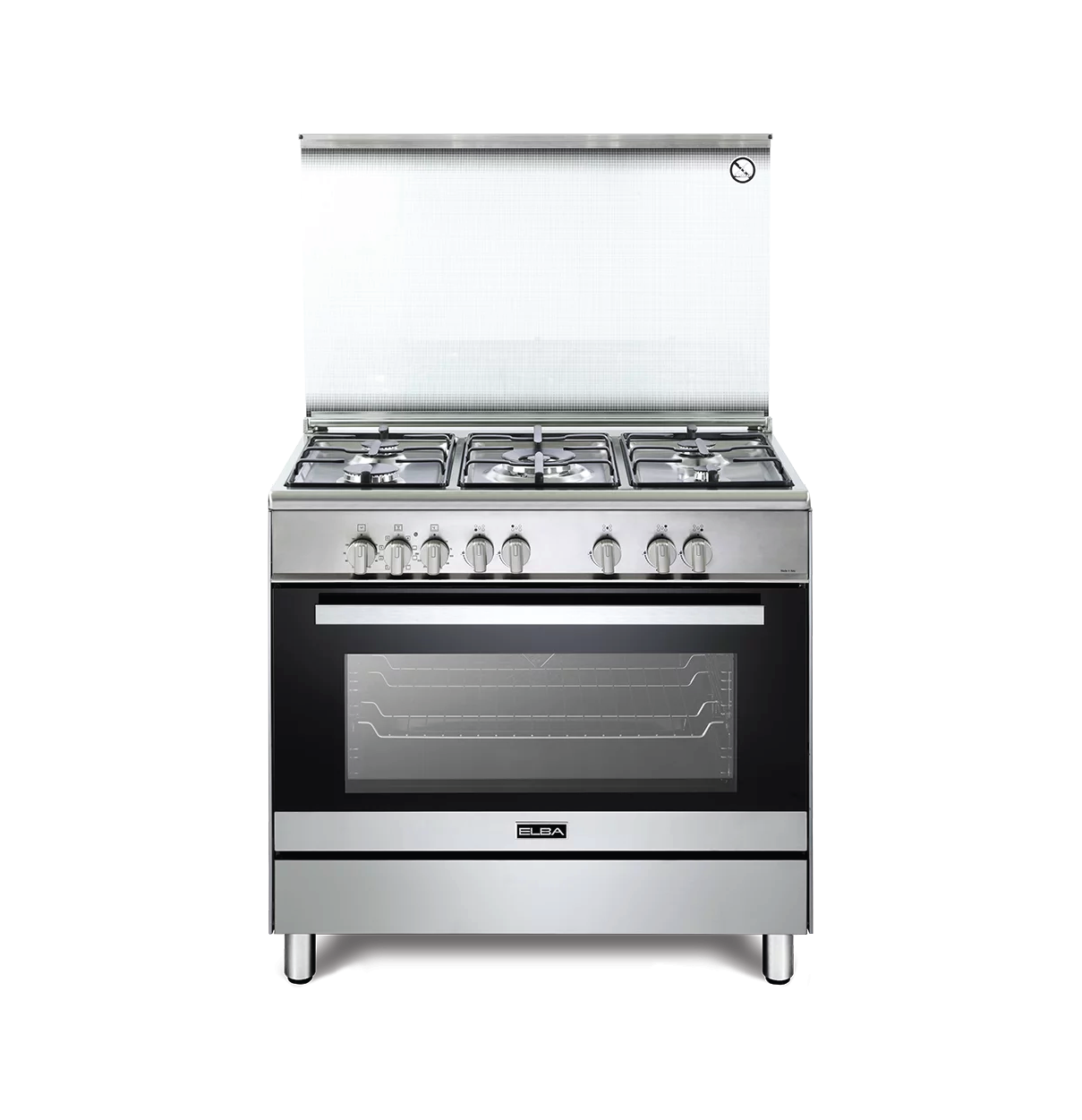 ELBA CBX 965M 90cm Standing Gas Cooker w/ Electric Multi-function Oven - Stainless Steel