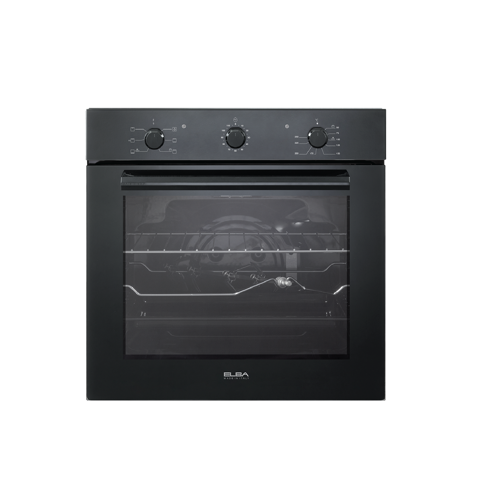 ELBA E 4 XLB 75L Built-in Oven - Black
