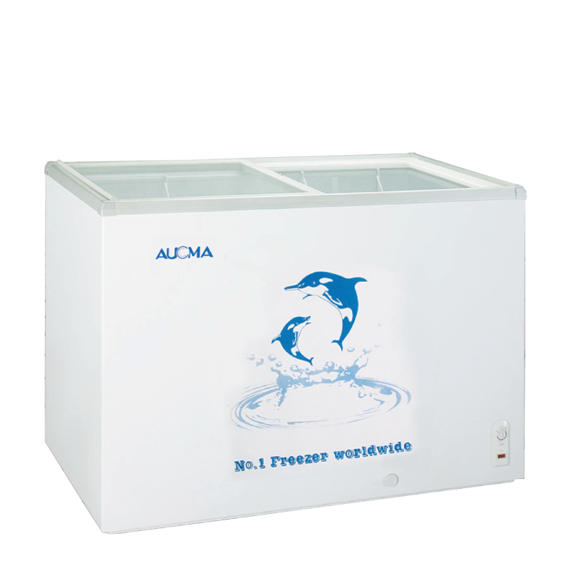 AUCMA SD-612T Sliding Door Chest Freezer