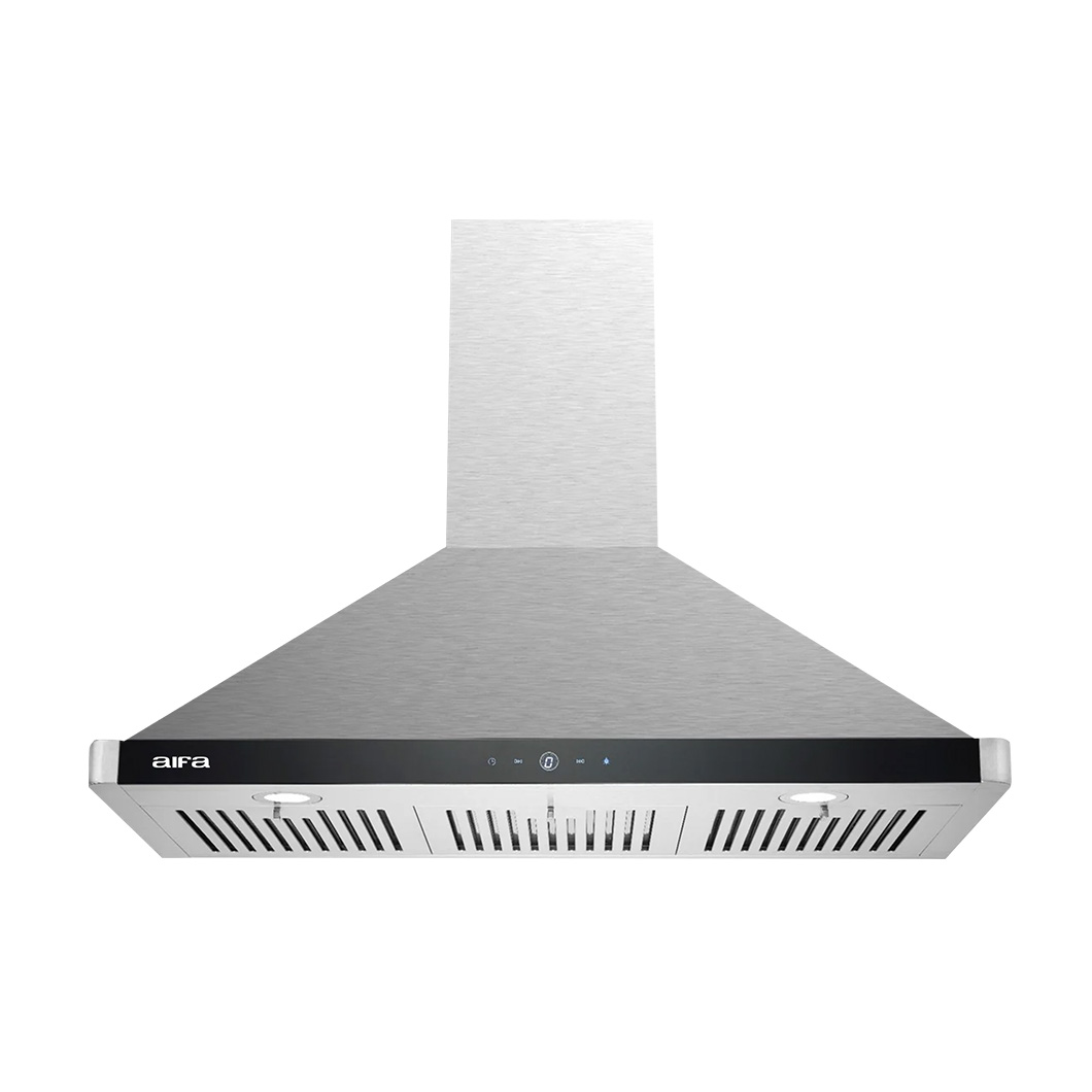 AIFA ACH-11044TT 110cm Cooker Hood - White Stainless Steel
